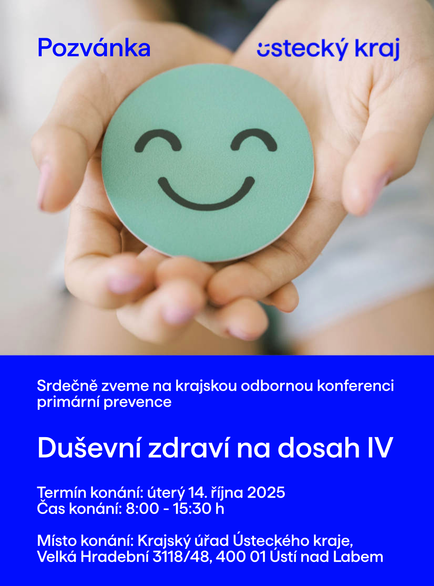 Pozvánka Duševní zdraví na dosah IV 2025