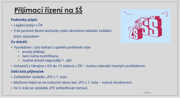 prijimaci rizeni na ss